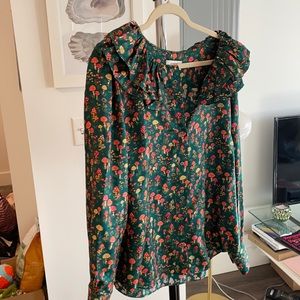 JCREW COLLECTION MUSHROOM BLOUSE